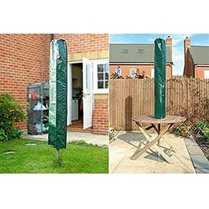 RAM ONLINE Ram© Copertura per ombrellone rotante da giardino impermeabile verde con laccetti 160 cm