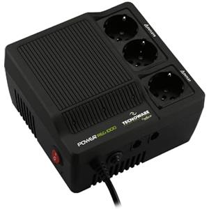 Tecnoware Power Systems Tecnoware Stabilizzatore di Tensione 1000VA per modem, router, PC e piccoli dispositivi elettronici, protegge da sbalzi di corrente, non è un UPS, pronto all'uso