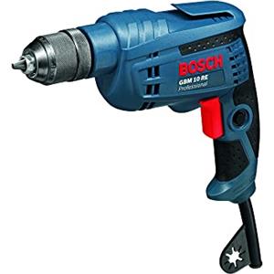 Bosch Professional Trapano Gbm 10 Re (Motore da 600 Watt, Mandrino a Cambio Rapido 1-10 Mm)