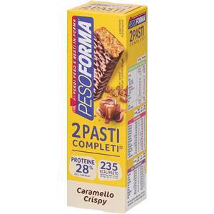 Nutrition & Sante' Italia SpA Pesoforma Barrette Caramello Crispy 116 g Barretta