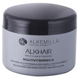 Alkemilla Maschera Capelli Multivitaminica 200 ml - Nutriente e Idratante con Girasole e Miglio