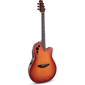 Applause E - Chitarra Acustica Elite AE48-1l Honeyburst Super Shallow Cutaway, Satinata