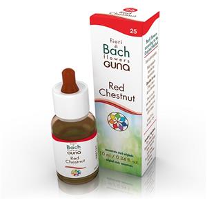 GUNA SpA Fiori di Bach Red Chestnut 10 ml - Rimedio Antistress per Ansia e Preoccupazione Eccessiva
