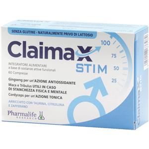 PHARMALIFE RESEARCH Claimax STIM - Integratore Alimentare Naturale per Energia e Vitalità, 60 Compresse