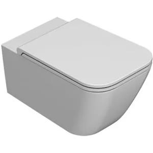 Ceramica Globo Vaso WC Sospeso Stone Bianco Lucido 56x36 cm Senza Brida