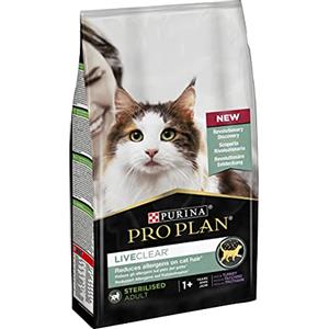 Purina Pro Plan LiveClear Adulto Crocchette Gatto, Ricco in Tacchino - Sacco da 1,4 kg