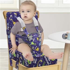 Aqash Seduta Rialzata per Bambini, per il Tavolo da Pranzo, con Cinture di Sicurezza e Schienale Alto, in Materiale PU Facile da Pulire, Stabile