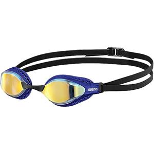 ARENA Cobra Core Swipe Mirror Occhialini Nuoto da Gara Unisex Adulto, Occhialini Piscina con Lenti a Specchio Curve, Anti-Appannamento, Protezione UV, 5 Ponti Nasali Intercambiabili