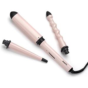 BaByliss MS750E Multistyler con 3 ferri arricciacapelli intercambiabili, ceramica, tecnologia di riscaldamento Advanced Ceramics, 2 temperature fino a 210°C, punta termo-isolante