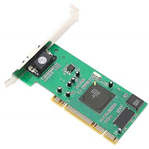 Ejoyous Scheda Grafica PCI da 8 MB a 32 Bit, Scheda Grafica VGA con Tipo di Memoria Video SDRAM, Compatibile con Software HISHARD/Buddy/BETWIN, Doppio Slot Compatibile con Slot PCI-X a 64 Bit