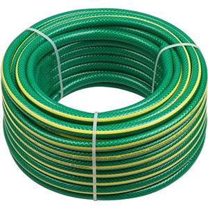 Meister Tubo a Croce 12,7 mm - 30 m di Lunghezza - per irrigazione di Piccole superfici - Resistente ai Graffi e all'abrasione - Resistente ai Raggi UV/Tubo da Giardino in PVC/Tubo dell'Acqua /