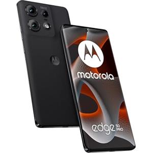 Motorola Moto Edge50 Pro(Display 6.67'' Super HD 144Hz, 50+13+10MP con IA,4500mAh ricarica,Turbo Power 125W,12/512GB,Dual SIM,IP68,NFC,Android 14,caricatore da 125W e cover in confezione)Black Beauty