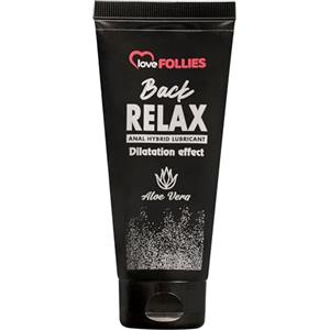Lovefollies Back Relax lubrificante anale-dilatatore unico per tutte le necessità | lubrificante intimo all'acqua e silicone | Ibrido | con aloe vera | 100 ml