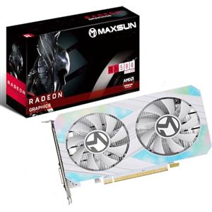 maxsun AMD Radeon RX 580 8GB 2048SP GDDR5 Computer Video Scheda grafica GPU per PC Gaming 256-Bit DirectX 12 DVI, HDMI, DisplayPort Multi Monitor Extender Decodifica 4k