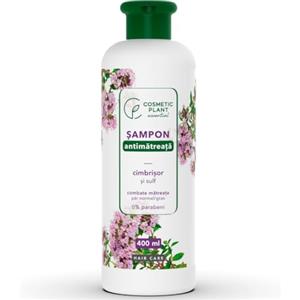 COSMETIC PLANT Shampoo ANTIFORFORA 400ml - con Zolfo, ANTISEBORROICO, Dermatite Seborroica, Cuoio Capelluto con Seborrea, Rimuove Squame, Forfora, Capelli Grassi, Pelle Infiammata, Pelle soggetta a Infezioni