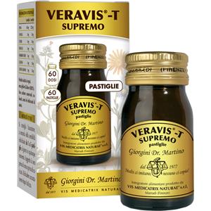 Dr. Giorgini VERAVIS T SUPREMO - Integratore alimentare 60 pastiglie con Senna, Cicoria e Rabarbaro per il benessere intestinale