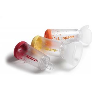 AIR LIQUIDE MEDICAL SYST. Srl Maschera di Ricambio per Bambini L'Espace Arancione - Anatomica, Bassa Azione Elettrostatica, Attacco Universale