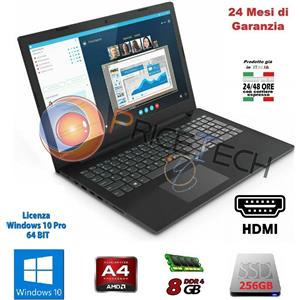 LENOVO NOTEBOOK ESSENTIAL V145-15AST AMD A4-9125/Ram 4GB DDR4/256SSD/WIN10