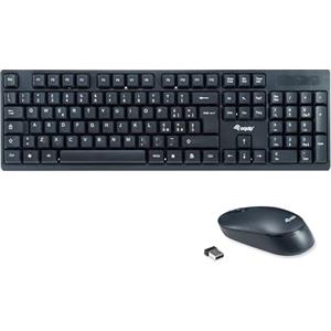equip 245223 Tastiera e Mouse Wireless Layout Italiano (QWERTY)