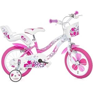 DINO BIKES Bicicletta da bambina FLAPPY 16 adatta a bambini di altezza compresa tra i 107 e 125 cm. Codice art. 516-02