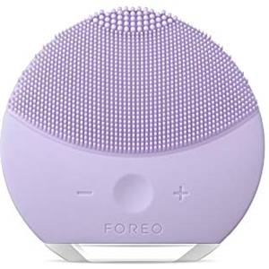 FOREO Luna Mini 2 Plus, dispositivo compatto per la pulizia e il rassodamento del viso, per tutti i tipi di pelle, lavanda viola incantata, F0806
