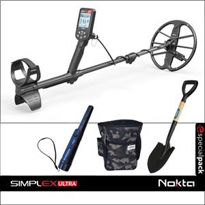 Nokta Metal Detector Simplex Ultra Nokta / OMAGGIO Pinpointer, Pala Draper, Marsupio Empotec