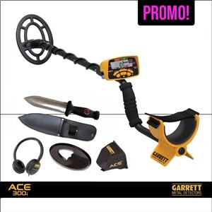 Garrett Metal Detector ACE 300i Garrett con coltello scavo C1 Empotec e Fondina