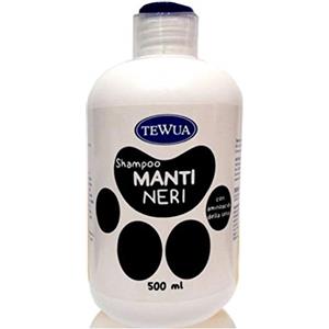 Tewua Shampoo Ravvivante per Manti Neri e Scuri di Cani e Gatti - 500ml
