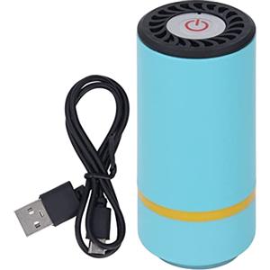 Uadme Sigillatrice Sottovuoto Elettrica, Macchine Sottovuoto per Alimenti, Pompa per Sottovuoto Alimenti, con Batteria Agli Ioni di Litio da 400 mAh, per Confezioni Alimentari di Abbigliamento, Blu