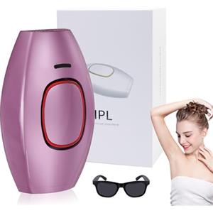 Desing Wish Epilatore Luce Pulsata IPL Epilatore Laser Donna Uomo 999.999 Flash Laser Hair Removal Dispositivo Depilazione Indolore con 2 Modalità Flash e 5 Intensità di Luce Viso Schiena Bikini