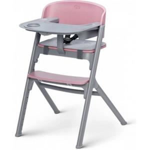 Kinderkraft Seggiolone Pappa LIVY 3 in 1 Rosa - Regolabile, Evolutivo e Ampio