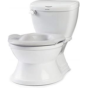 Summer Infant Vasino Sonoro Bambini 2-in-1 che si trasforma in riduttore WC! Summer Infant Train & Transition, divertente transizione alla toilette da adulti, tavoletta rimovibile, suono sciacquone, porta salviette