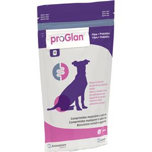 ProGlan - Mangime Complementare per Cani in 30 Bocconcini Morbidi con Zucca e Probiotici