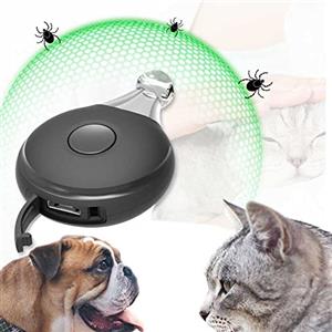 Sweetneed chida yi Repellente ad ultrasuoni per cani e gatti, Antizanzare Repellente Ultrasuoni Previene Pulci e Zecche, Ricarica USB, Elettrico Repellente Ultrasuoni Anti Zanzare per Anti Zanzare, Ragni, Formiche