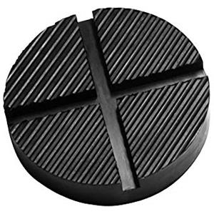 YIXISI Universale Tampone in Gomma Cric Sollevatore Auto Ponte con Scanalatura, Scanalato Telaio Gomma Jack Pad, per Trolly e Piattaforme di Sollevamento