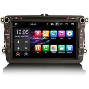 Erisin Android 12 da 8 pollici 8-Core 4GB+64GB DVD Autoradio Carplay per VW Passat Golf 5/6 Touran Tiguan Jetta T5 Skoda Seat DSP Android Auto Wifi DAB+ TPMS Bluetooth