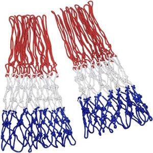 MEZOKUCEL Rete da Basket Professionale - 12 Anelli Durevole per Canestro, Adatta Interno o Esterno Pallacanestro