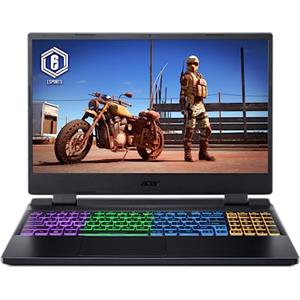 Acer Nitro 5 AN515-58-7290 - Computer portatile da gaming 15,6, Full HD IPS 144 Hz, PC portatile Gamer (Intel Core i7-12650H, NVIDIA GeForce RTX 4060, RAM 16 GB, 512 GB SSD, senza osso), PC da gioco,