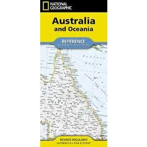 National Geographic Maps National Geographic Australia and Oceania Map (Folded with Flags and Facts) National Geographic Maps