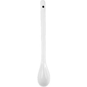 Holst Porzellan KPL 417 - Cucchiaio in porcellana, 16,5 cm, forma dritta, 16,5 x 2,5 x 1 cm, 6 pezzi, colore: Bianco