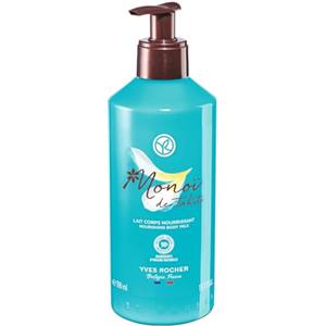 Yves Rocher Monoï de Tahiti Monoi Latte Idratante per il Corpo con Profumo di Cocco e Tiaré per Tutti i Tipi di Pelle 390 ml/13.1 fl.oz.