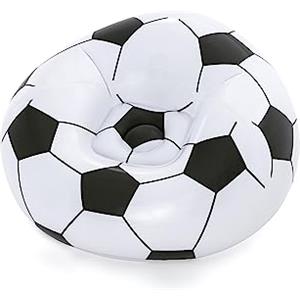Bestway 75010 Poltrona gonfiabile pallone da calcio, 6 anni+