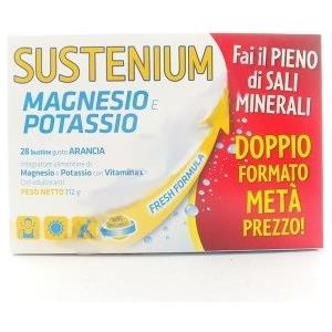 A.MENARINI Sustenium - Integratore Magnesio e Potassio in 28 Bustine per Energia e Benessere