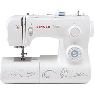 Singer Talent 3323 Sewing Machine, Bianco, 22x45x35 cm, Aluminium