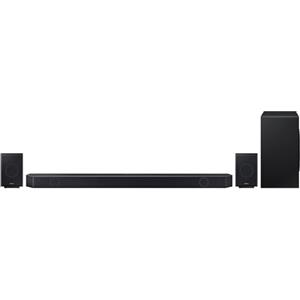 Samsung Soundbar HW-Q990D/ZF, Wireless Dolby Atmos / DTS:X, True 11.1.4ch Sound con altoparlanti posteriori wireless, Q-Symphony, SpaceFit Sound Pro, AirPlay, Alexa e Google Assistant, Black, 2024