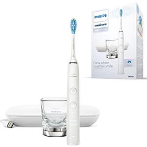 Philips HX9911/27 Spazzolino Elettrico Sonico Philips Sonicare Diamondclean 9000, Ideale per Una Pulizia Profonda, con Custodia da Viaggio USB e Bicchiere di Ricarica, Hx9911/27