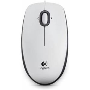 Logitech B100 Mouse ottico Ambidestro 800DPI 3 Tasti USB Bianco