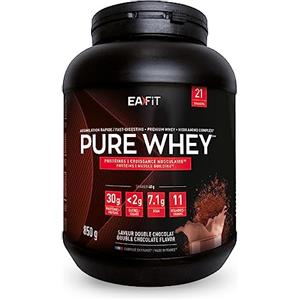 EAFIT Proteine in Polvere - 30g di proteine per uno shaker proteine - Whey protein del siero di latte 850g - Gusto Cioccolato - Proteine Mass gainer - Proteine in Polvere - Whey Protein