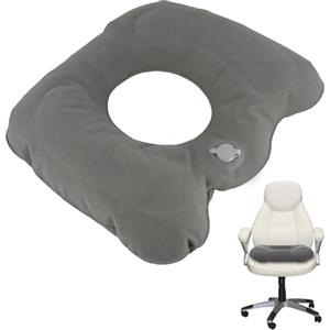 Cozlly Cuscini Seduta per Emorroidi,Ciambella Antidecubito Cuscino,Cuscino ortopedico gonfiabile,Ciambella Ortopedica in Memory Foam e Gel,per Emorroidi,Dolori al coccige (Grigio)