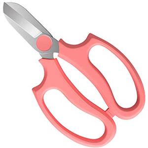 Housolution Cesoie, Cesoie Potatura da Giardino con Lame in Acciaio, Manico Ergonomico, Forbici per Giardinaggio, Accesori per Giardino Forbici Professionali per Potatura Fiori - Rosa